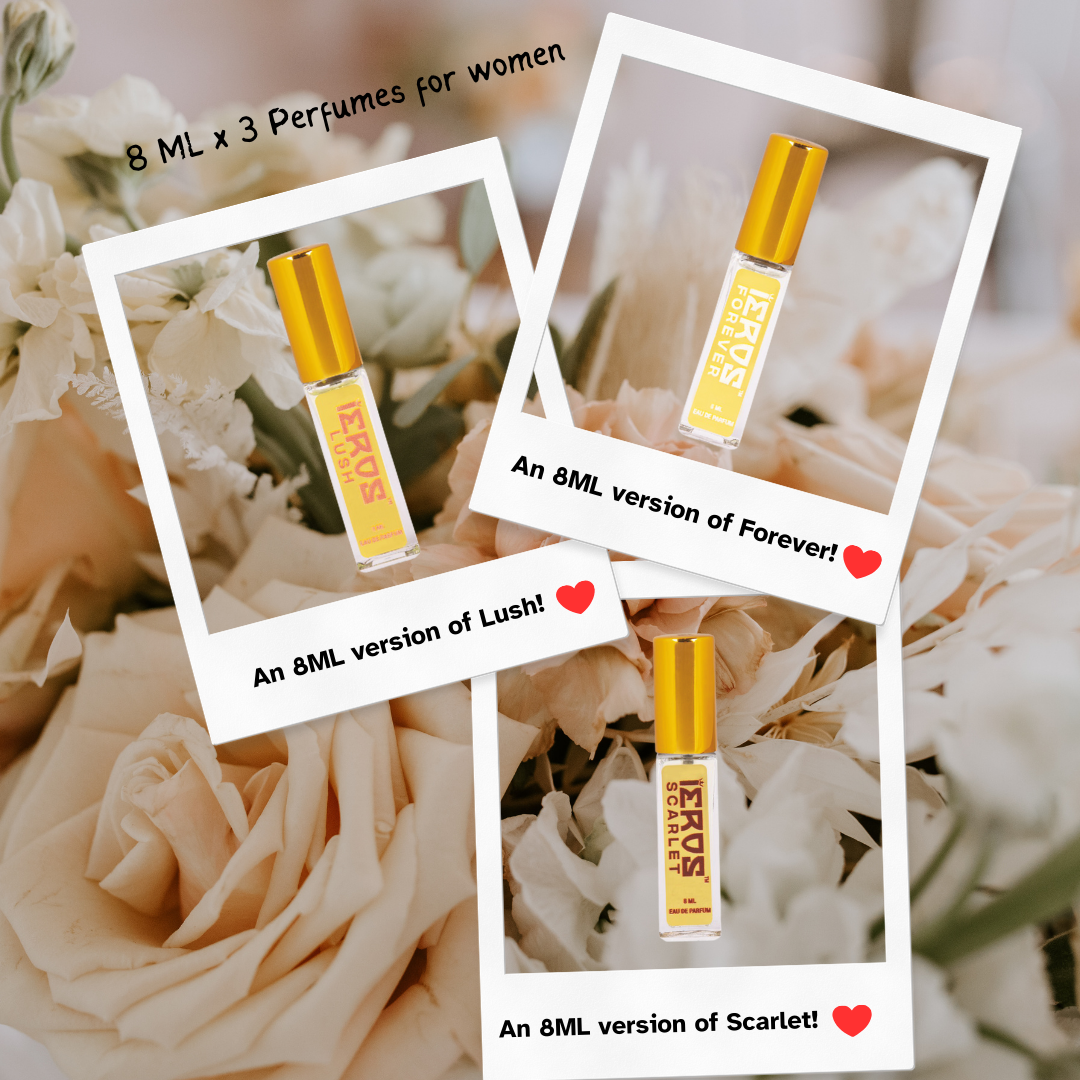 8ML x 3 perfumes for women combo