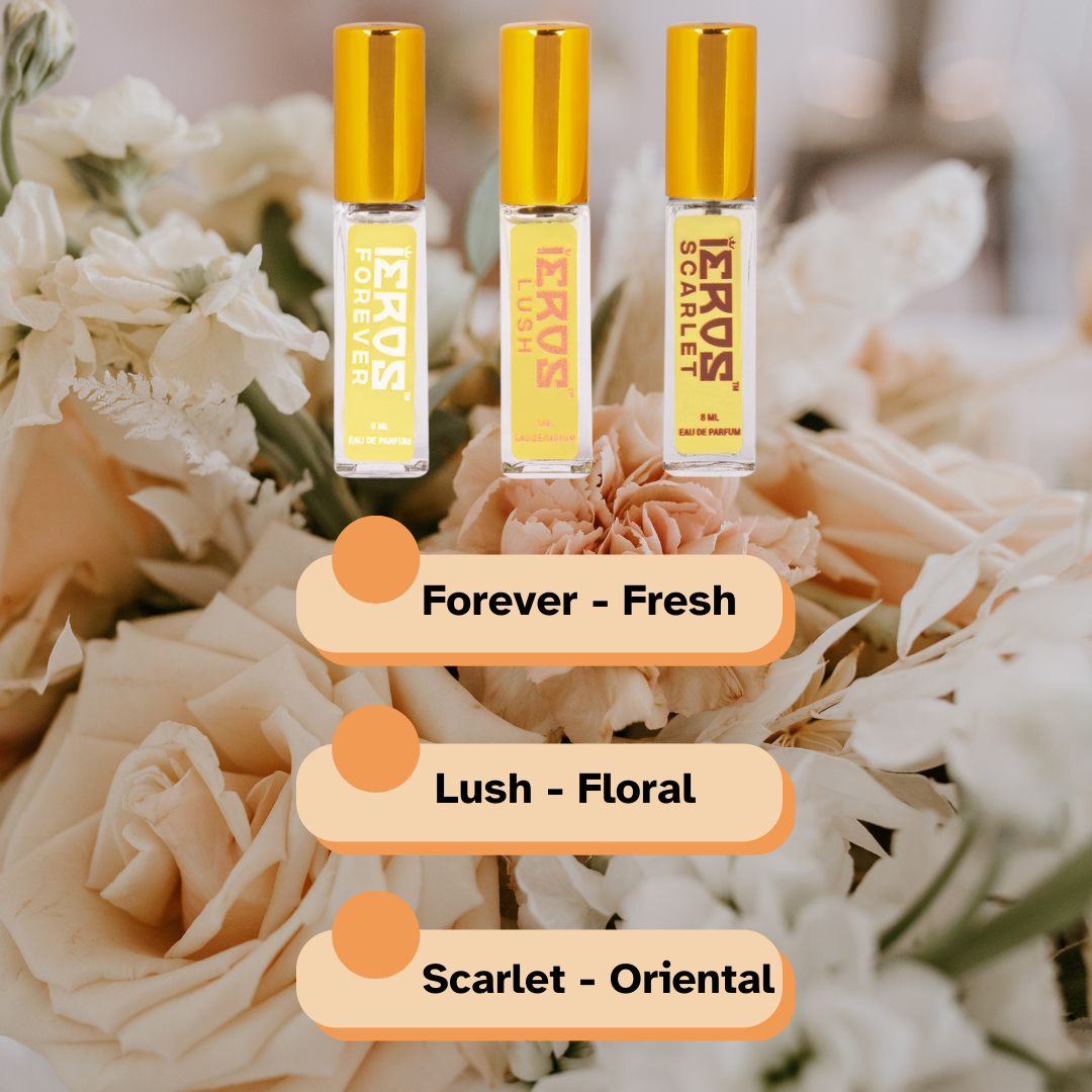 8ML x 3 perfumes for women combo