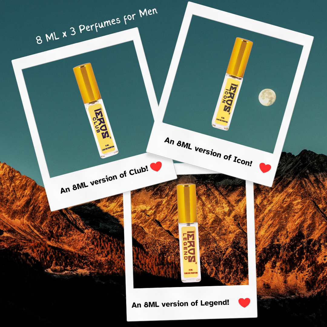 8ML x 3 perfumes for men combo