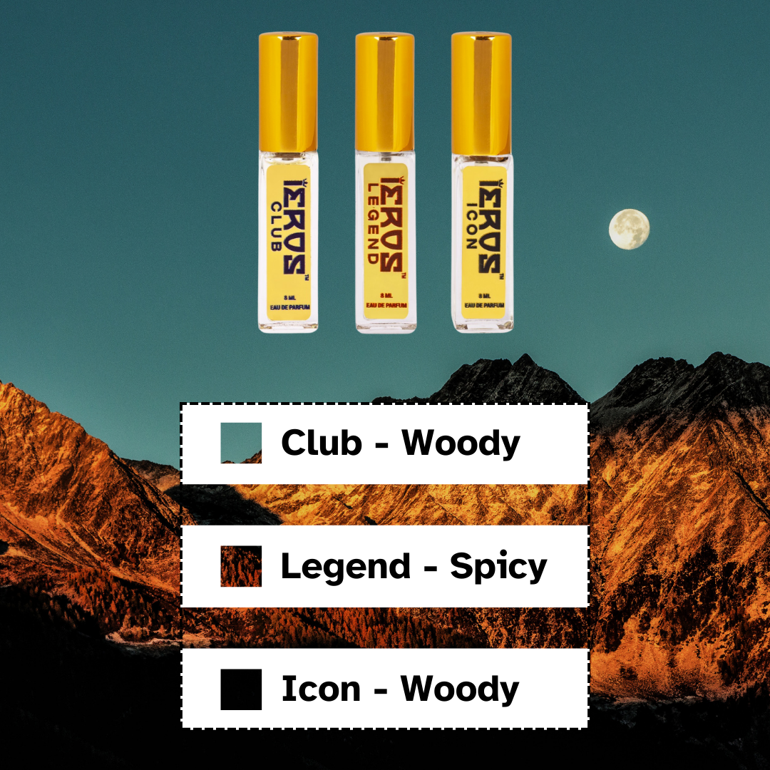 8ML x 3 perfumes for men combo